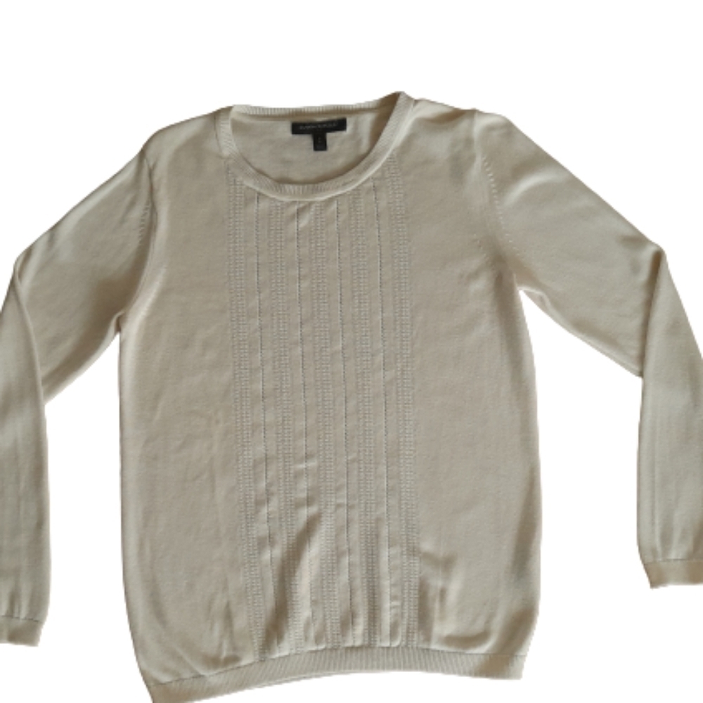 Banana Republic Sweater Womens Small Long Sleeve Ivory